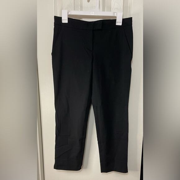 Theory Black Casual Minimalist Cropped Pants size 6 - Picture 1 of 5